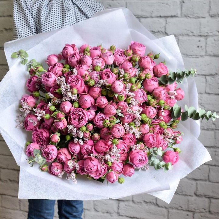 51 кустовая роза в Ангарске