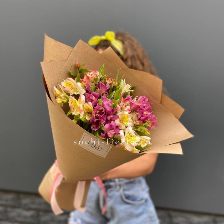 Альстромерии в крафте в Ангарске