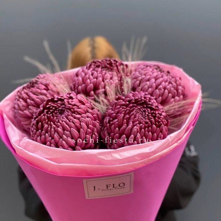 Хризантемы  Бигуди с стифой в Ангарске