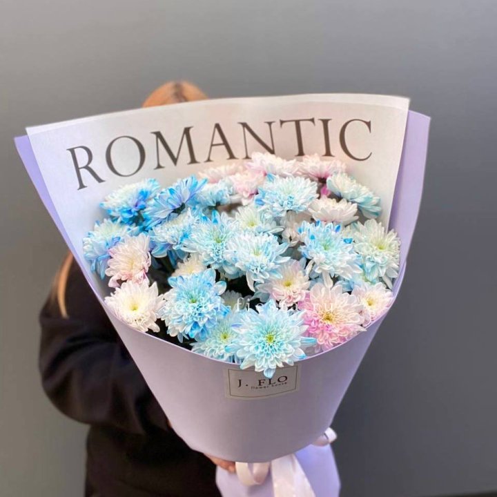 Букет кустовых хризантем в Ангарске