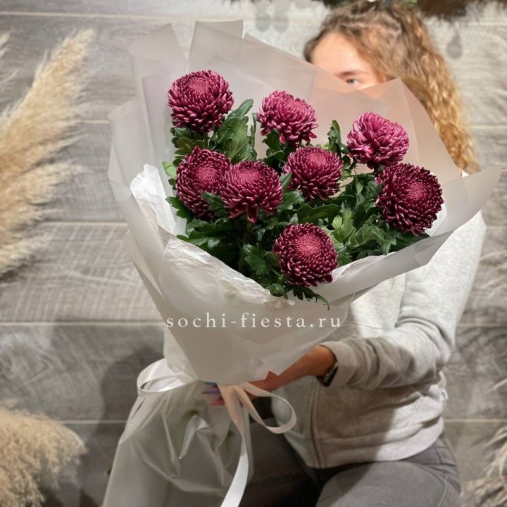 Хризантемы Бигуди в Ангарске