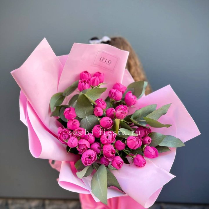 Пионовидные розы баблс в Ангарске