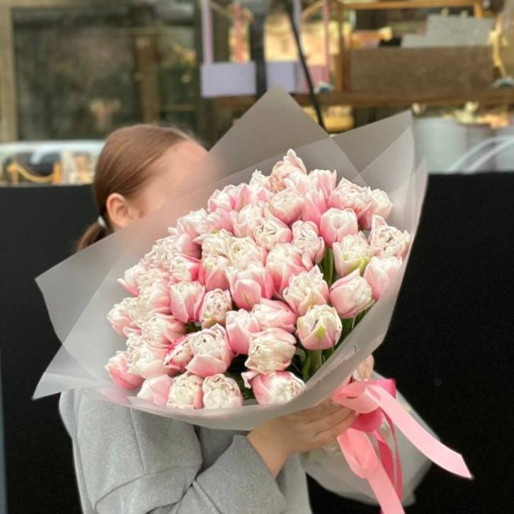 51 нежный тюльпан в Ангарске