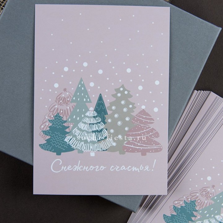 Открытка к букету "Снежного счастья" в Ангарске