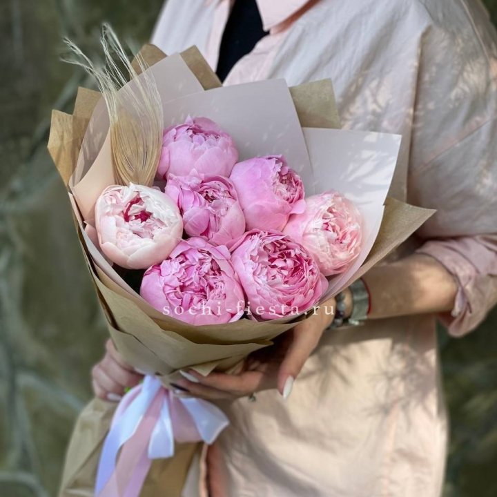 Букет пионов "Венди" в Ангарске