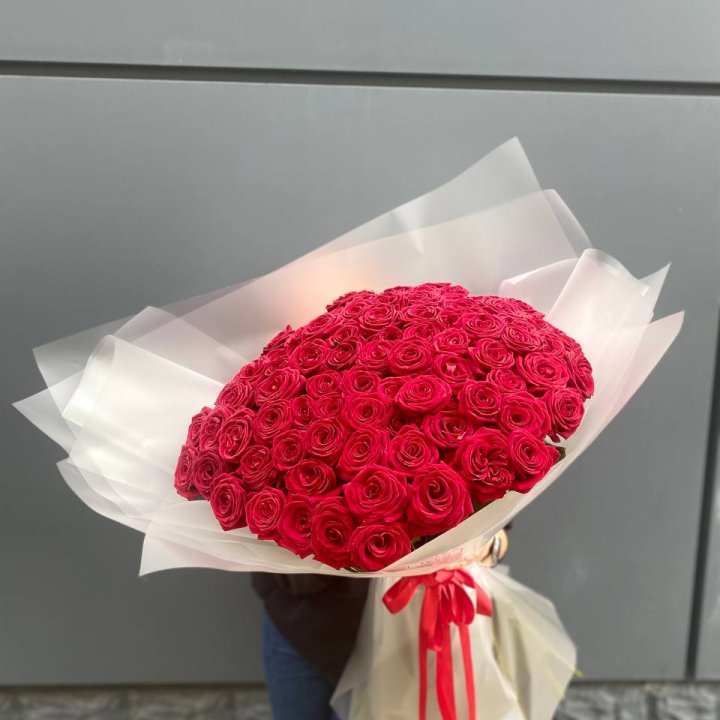 101 высокая роза в Ангарске