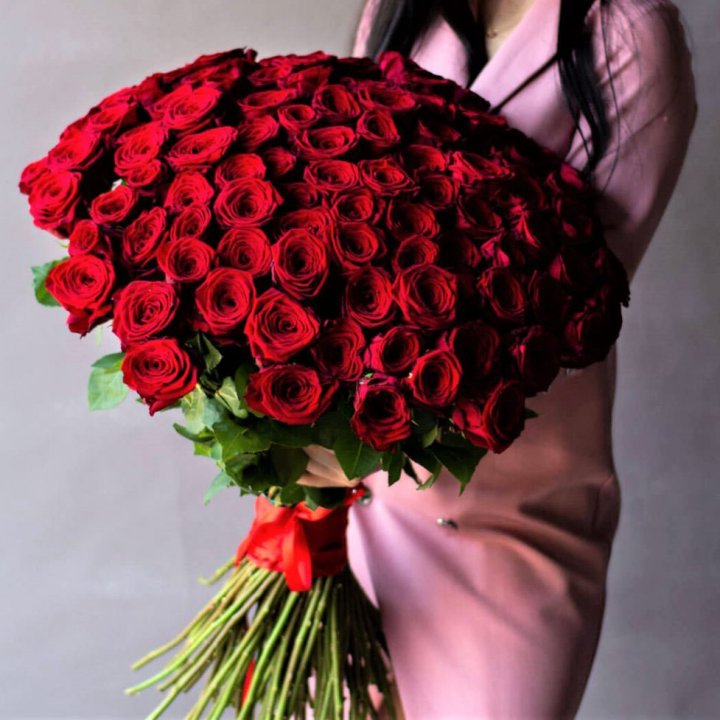 101 высокая роза в Ангарске