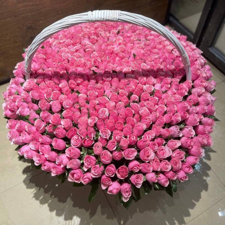 501 розовая роза в Ангарске