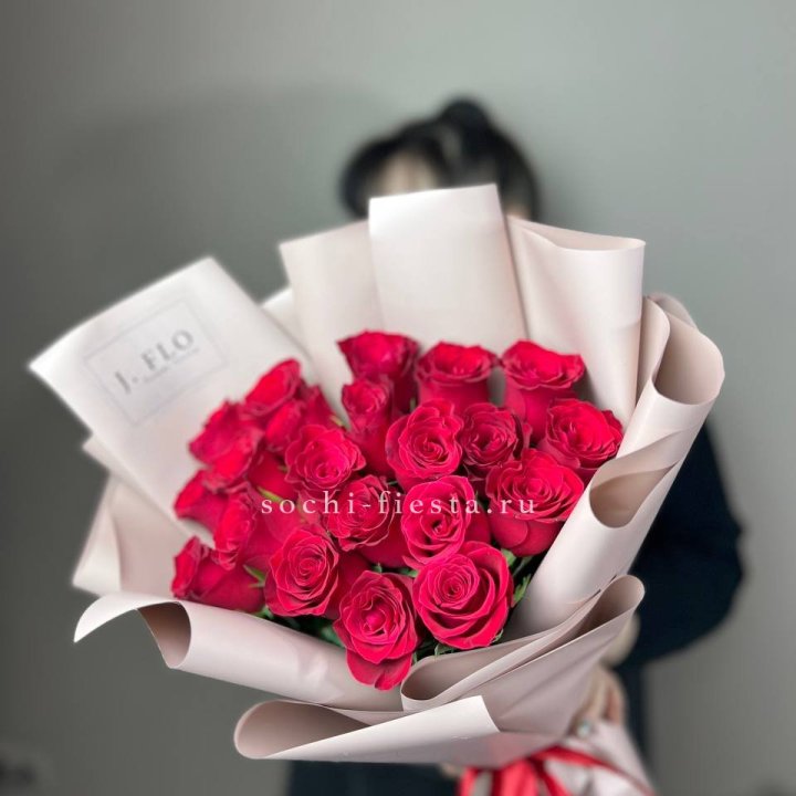 21 красная роза  в Ангарске