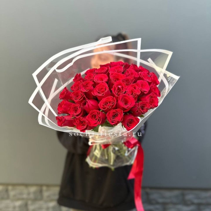 31 красная роза в Ангарске