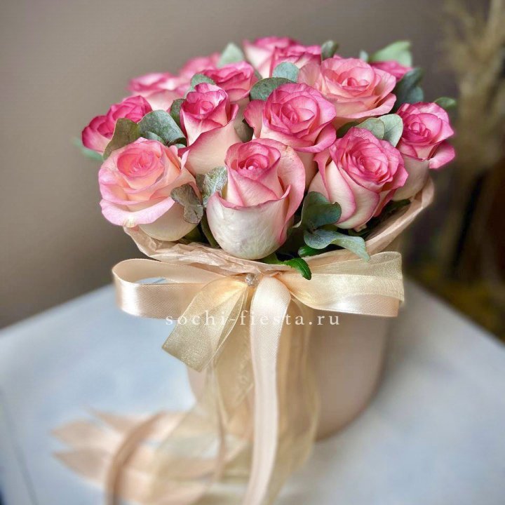 19 Роз Джумилия в коробке в Ангарске