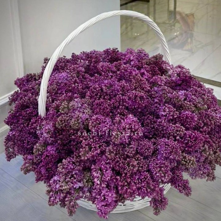 Корзина сирени в Ангарске