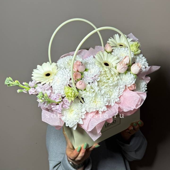 Сумочка "Белый рассвет" в Ангарске