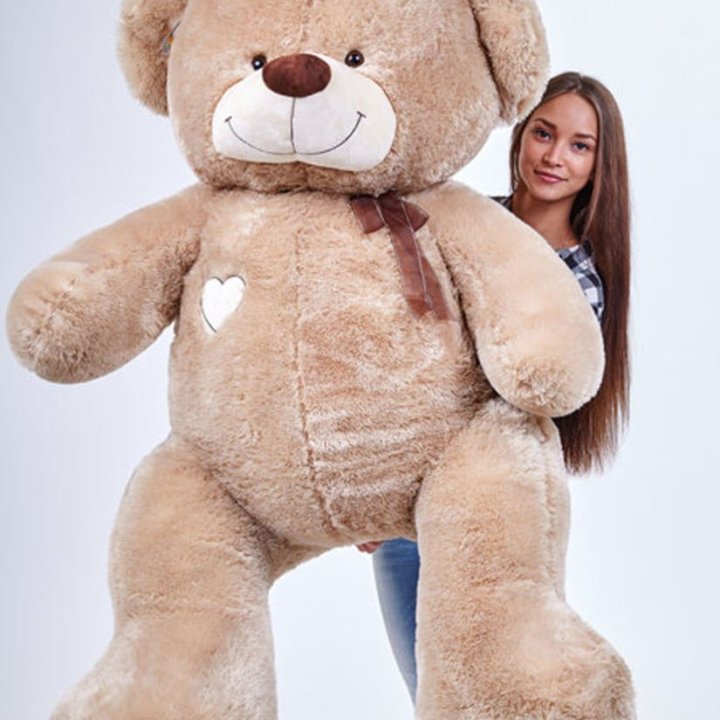 Бурый плюшевый мишка большой в Ангарске