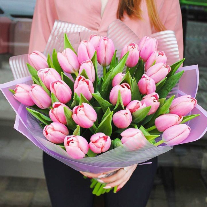 25 тюльпанов "Айс крем" в Ангарске